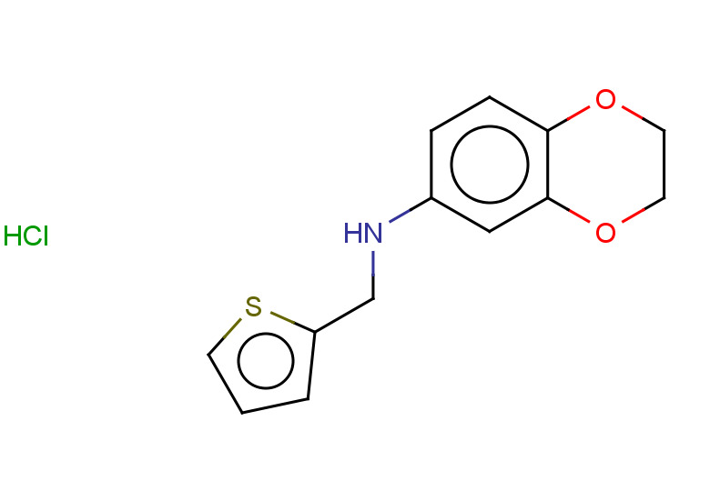 N-(thiophen-2-ylmethyl)-2,3-dihydro-1,4-benzodioxin-6-amine hydrochloride
