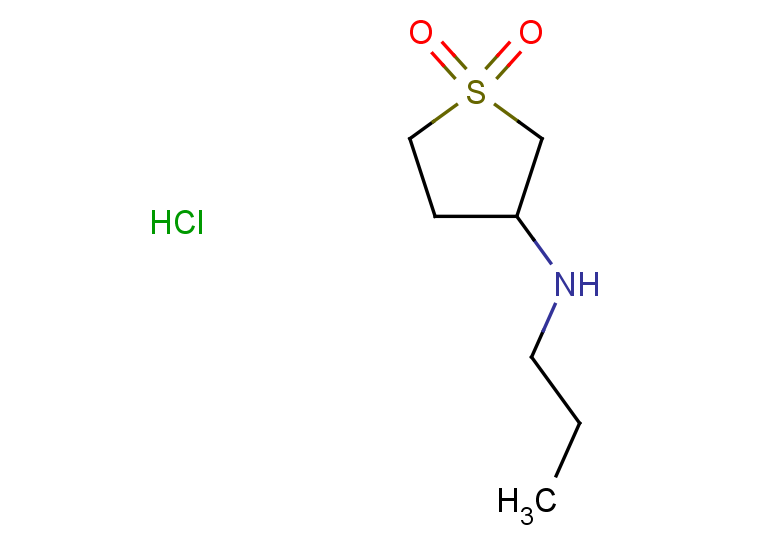 3-(propylamino)-1lambda6-thiolane-1,1-dione hydrochloride