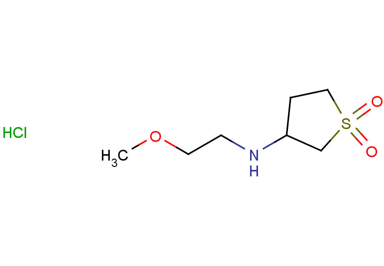 3-[(2-methoxyethyl)amino]-1lambda6-thiolane-1,1-dione hydrochloride