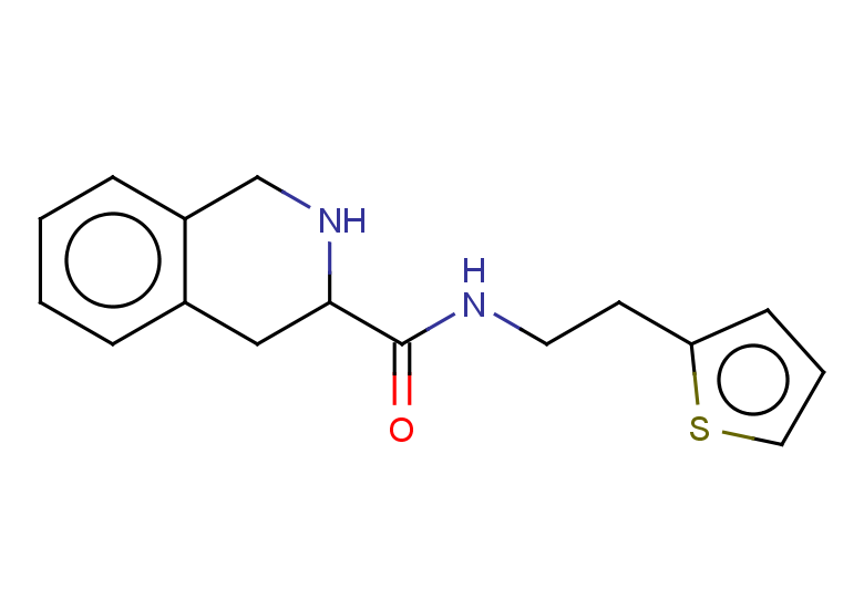 N-[2-(thiophen-2-yl)ethyl]-1,2,3,4-tetrahydroisoquinoline-3-carboxamide
