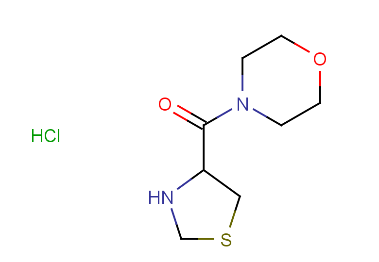 4-(1,3-thiazolidine-4-carbonyl)morpholine hydrochloride