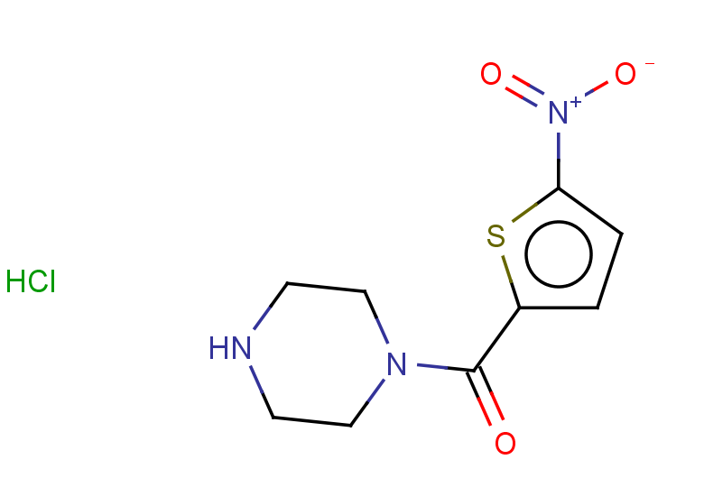 1-(5-nitrothiophene-2-carbonyl)piperazine hydrochloride