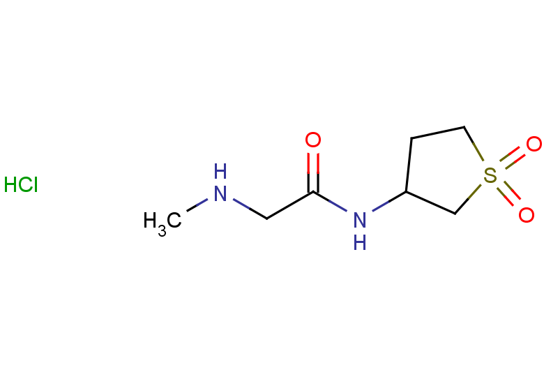 N-(1,1-dioxo-1lambda6-thiolan-3-yl)-2-(methylamino)acetamide hydrochloride