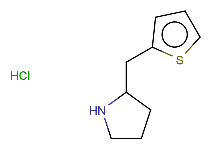 2-(thiophen-2-ylmethyl)pyrrolidine hydrochloride