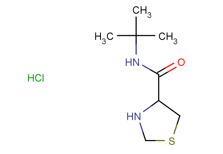 N-tert-butyl-1,3-thiazolidine-4-carboxamide hydrochloride