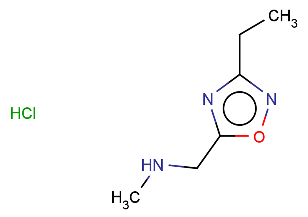 [(3-ethyl-1,2,4-oxadiazol-5-yl)methyl](methyl)amine hydrochloride