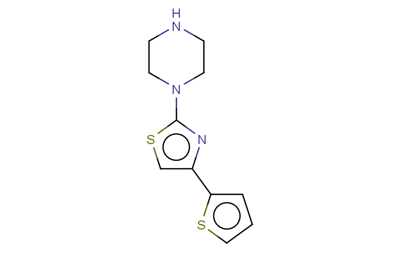 1-[4-(thiophen-2-yl)-1,3-thiazol-2-yl]piperazine