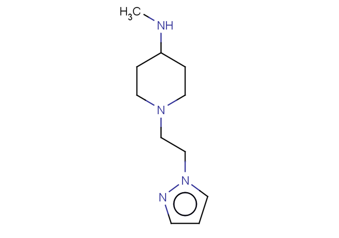 N-methyl-1-[2-(1H-pyrazol-1-yl)ethyl]piperidin-4-amine