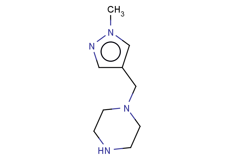 1-[(1-methyl-1H-pyrazol-4-yl)methyl]piperazine
