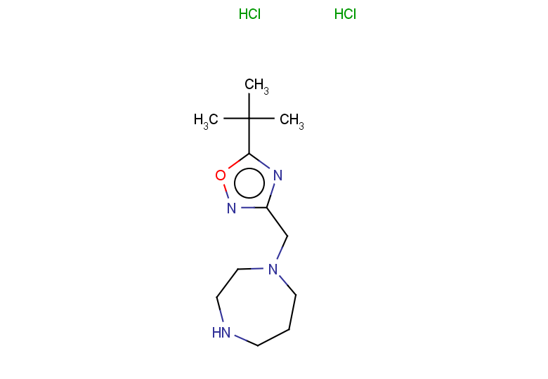 1-[(5-tert-butyl-1,2,4-oxadiazol-3-yl)methyl]-1,4-diazepane dihydrochloride