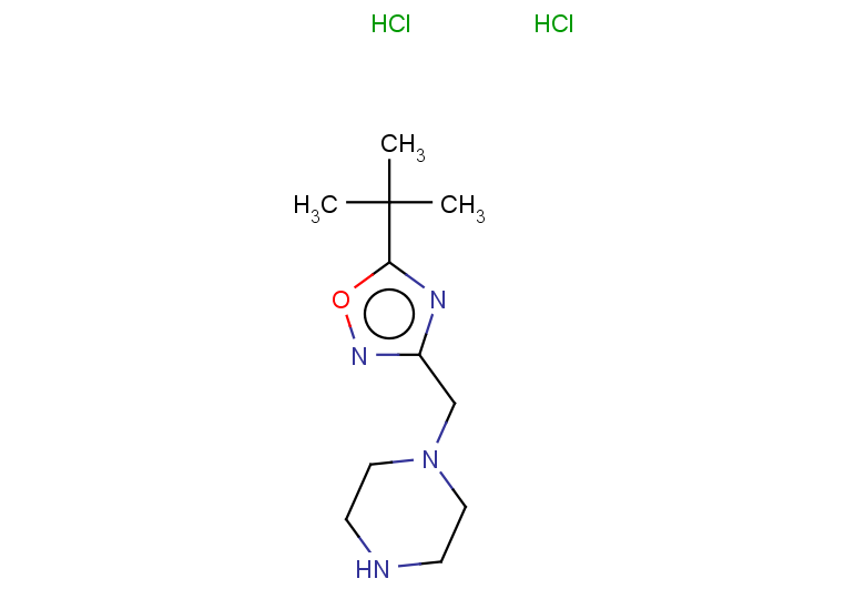 1-[(5-tert-butyl-1,2,4-oxadiazol-3-yl)methyl]piperazine dihydrochloride