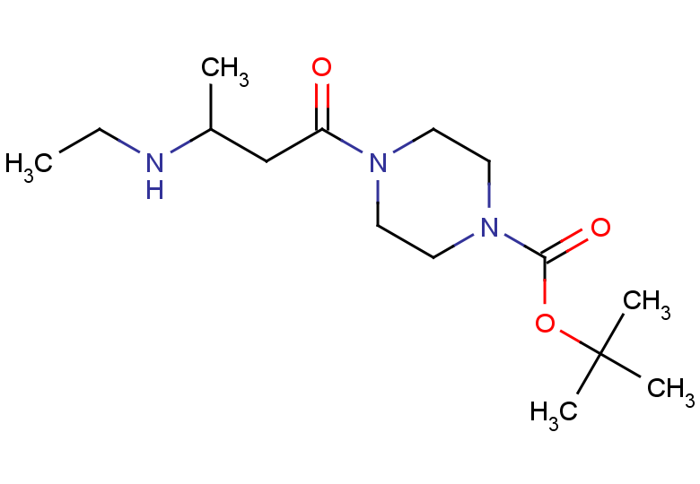tert-butyl 4-[3-(ethylamino)butanoyl]piperazine-1-carboxylate