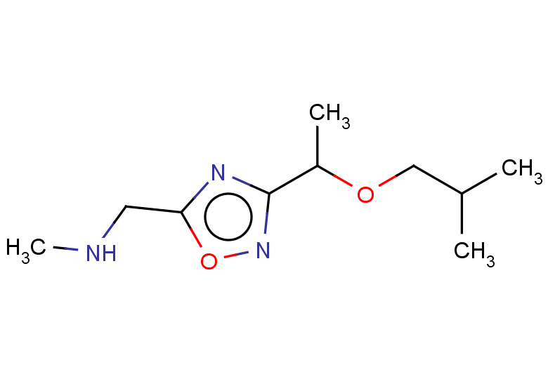 methyl({3-[1-(2-methylpropoxy)ethyl]-1,2,4-oxadiazol-5-yl}methyl)amine