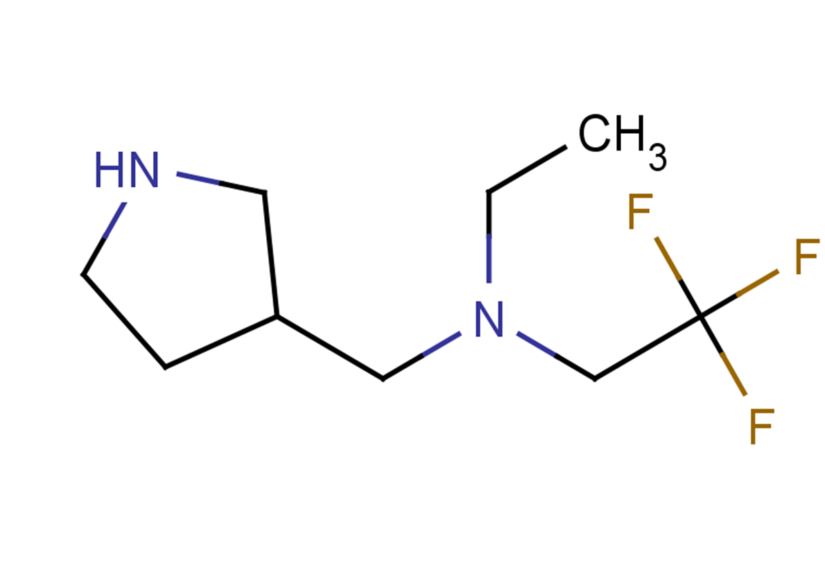 ethyl(pyrrolidin-3-ylmethyl)(2,2,2-trifluoroethyl)amine