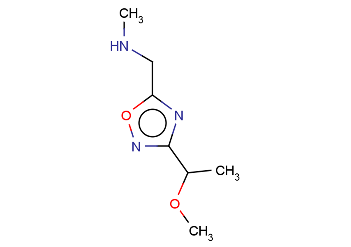 {[3-(1-methoxyethyl)-1,2,4-oxadiazol-5-yl]methyl}(methyl)amine