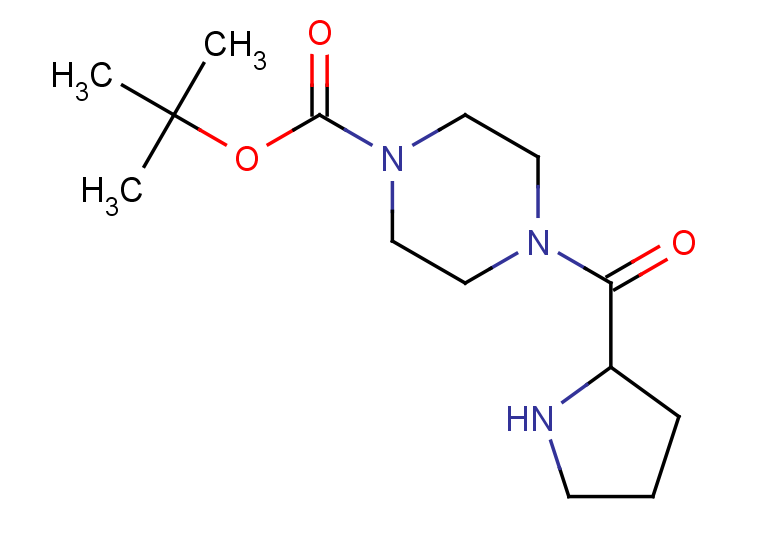 tert-butyl 4-[(pyrrolidin-2-yl)carbonyl]piperazine-1-carboxylate