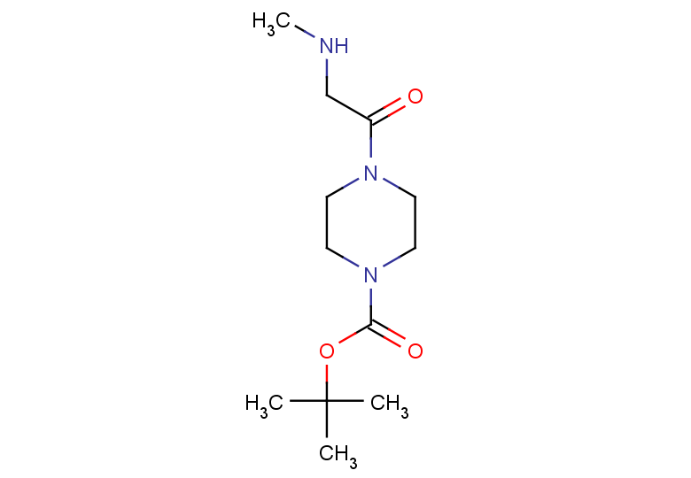 tert-butyl 4-[2-(methylamino)acetyl]piperazine-1-carboxylate