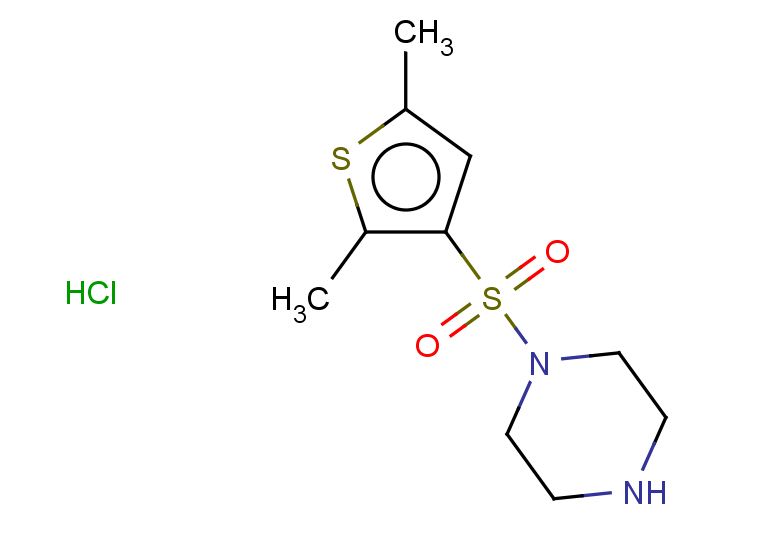 1-[(2,5-dimethylthiophen-3-yl)sulfonyl]piperazine hydrochloride
