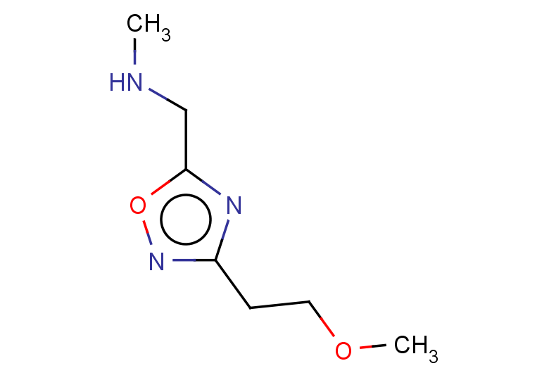 {[3-(2-methoxyethyl)-1,2,4-oxadiazol-5-yl]methyl}(methyl)amine