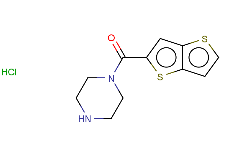 1-{thieno[3,2-b]thiophene-2-carbonyl}piperazine hydrochloride