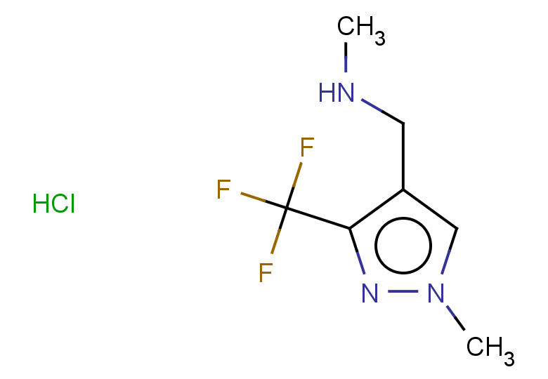 methyl({[1-methyl-3-(trifluoromethyl)-1H-pyrazol-4-yl]methyl})amine hydrochloride