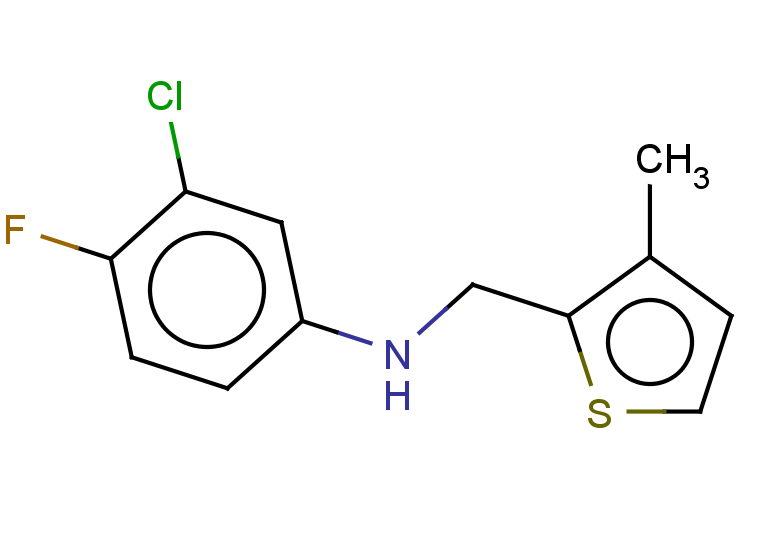 3-chloro-4-fluoro-N-[(3-methylthiophen-2-yl)methyl]aniline
