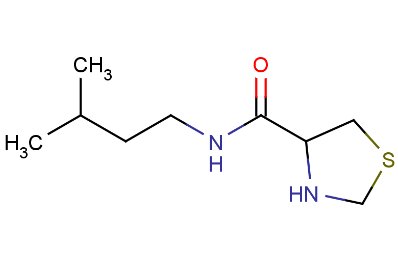 N-(3-methylbutyl)-1,3-thiazolidine-4-carboxamide