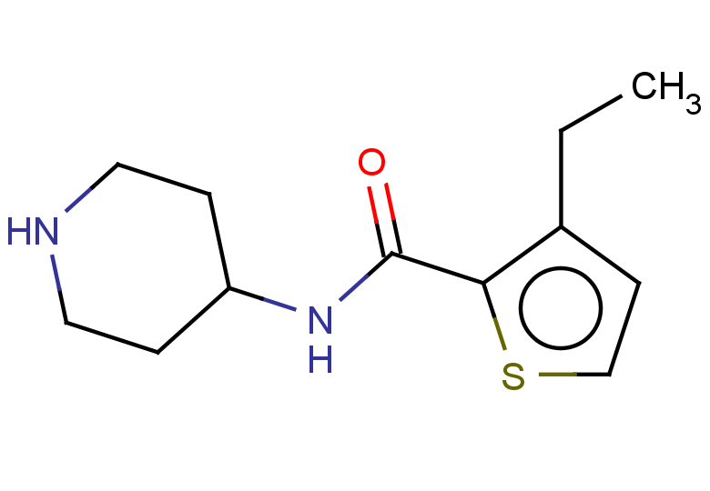 3-ethyl-N-(piperidin-4-yl)thiophene-2-carboxamide