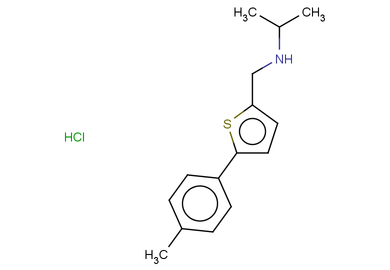 {[5-(4-methylphenyl)thiophen-2-yl]methyl}(propan-2-yl)amine hydrochloride