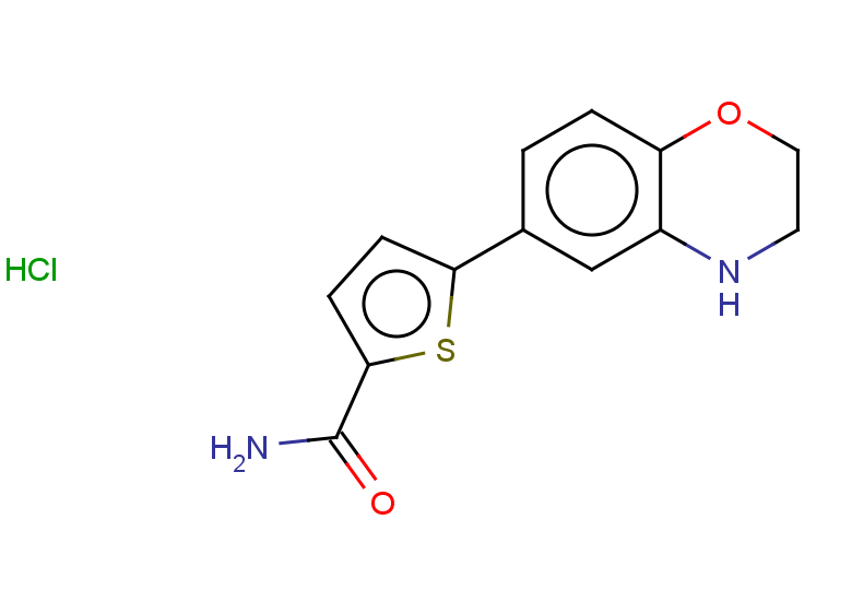 5-(3,4-dihydro-2H-1,4-benzoxazin-6-yl)thiophene-2-carboxamide hydrochloride
