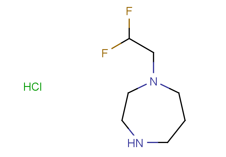 1-(2,2-difluoroethyl)-1,4-diazepane hydrochloride