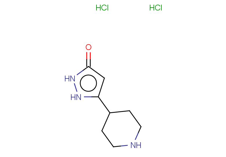 5-(piperidin-4-yl)-2,3-dihydro-1H-pyrazol-3-one dihydrochloride
