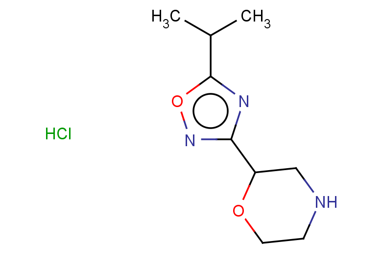 2-[5-(propan-2-yl)-1,2,4-oxadiazol-3-yl]morpholine hydrochloride
