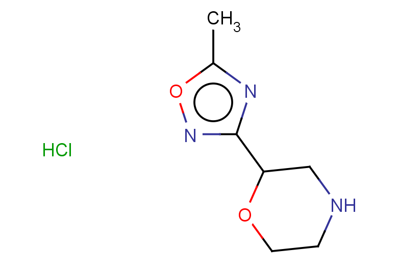 2-(5-methyl-1,2,4-oxadiazol-3-yl)morpholine hydrochloride