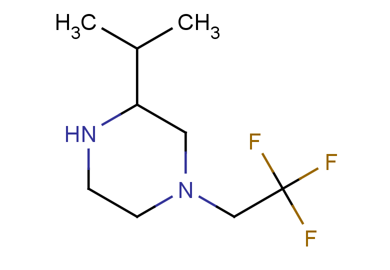 3-(propan-2-yl)-1-(2,2,2-trifluoroethyl)piperazine