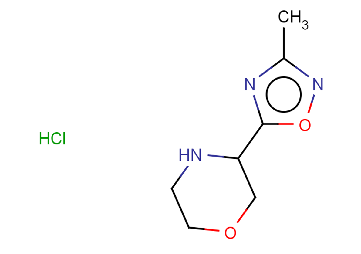 3-(3-methyl-1,2,4-oxadiazol-5-yl)morpholine hydrochloride