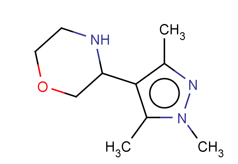 3-(trimethyl-1H-pyrazol-4-yl)morpholine