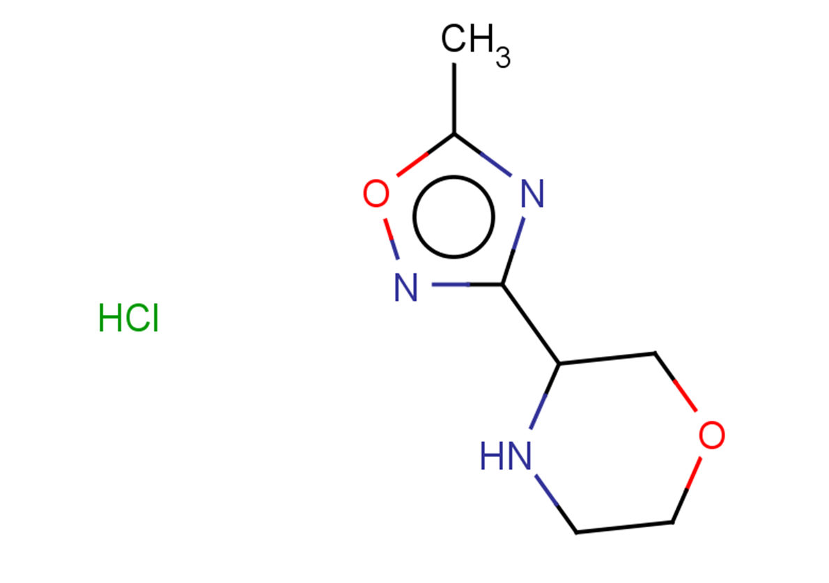 3-(5-methyl-1,2,4-oxadiazol-3-yl)morpholine hydrochloride