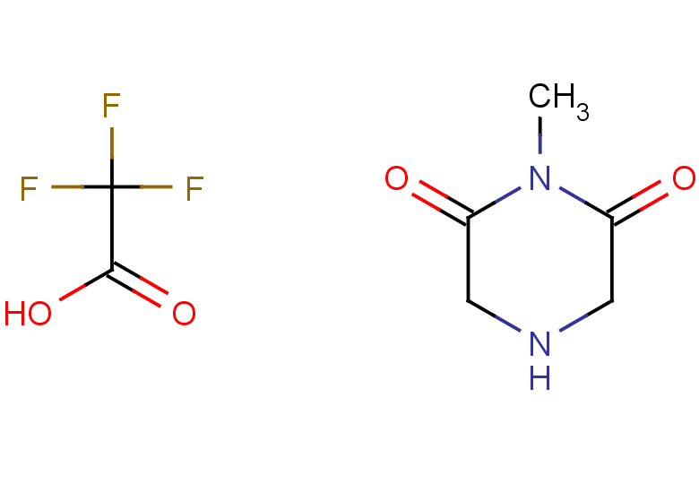 1-methylpiperazine-2,6-dione, trifluoroacetic acid
