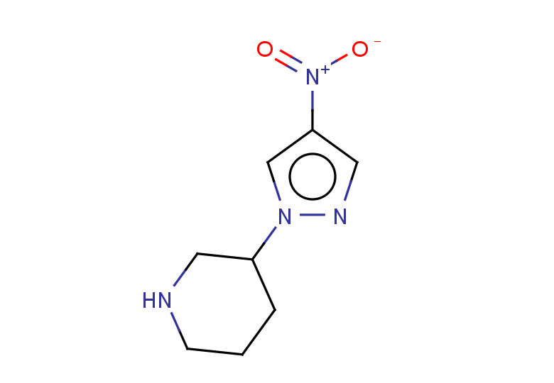 3-(4-nitro-1H-pyrazol-1-yl)piperidine