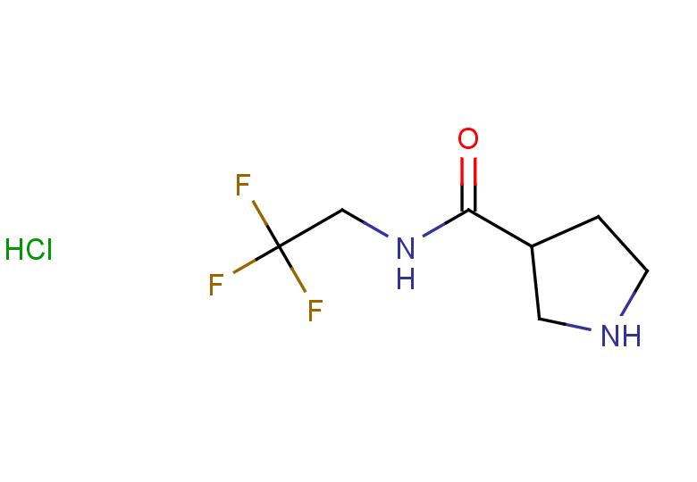 N-(2,2,2-trifluoroethyl)pyrrolidine-3-carboxamide hydrochloride