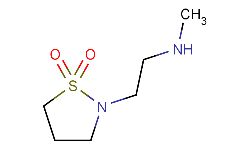 2-[2-(methylamino)ethyl]-1,2-thiazolidine-1,1-dione
