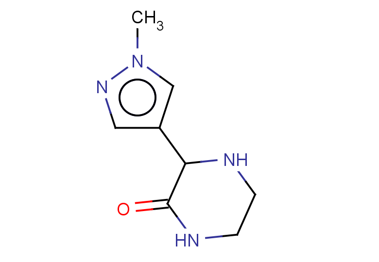 3-(1-methyl-1H-pyrazol-4-yl)piperazin-2-one