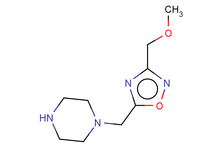 1-{[3-(methoxymethyl)-1,2,4-oxadiazol-5-yl]methyl}piperazine
