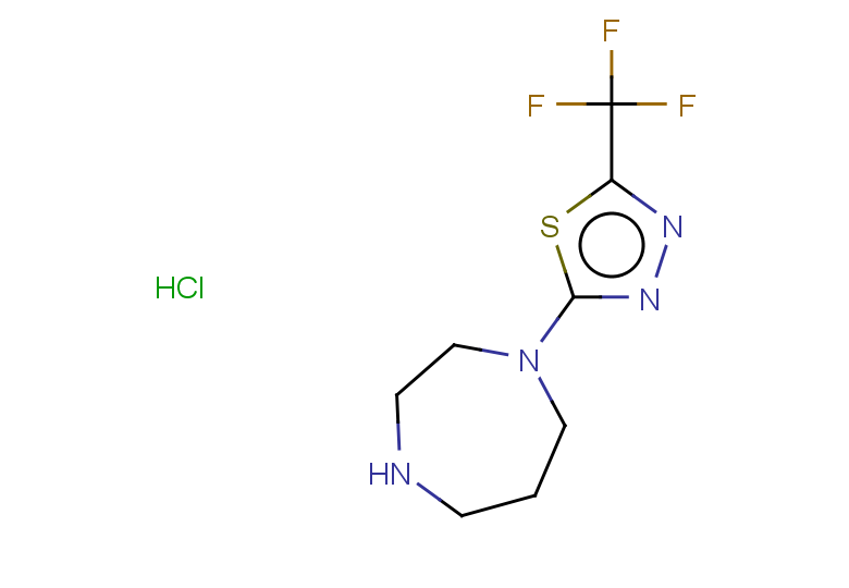 1-[5-(trifluoromethyl)-1,3,4-thiadiazol-2-yl]-1,4-diazepane hydrochloride