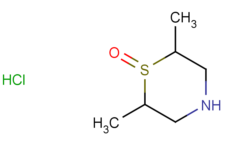 2,6-dimethyl-1lambda4-thiomorpholin-1-one hydrochloride, Mixture of diastereomers