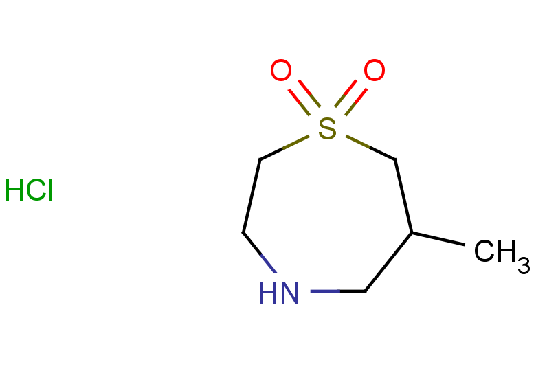 6-methyl-1,4-thiazepane-1,1-dione hydrochloride
