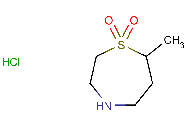 7-methyl-1lambda6,4-thiazepane-1,1-dione hydrochloride