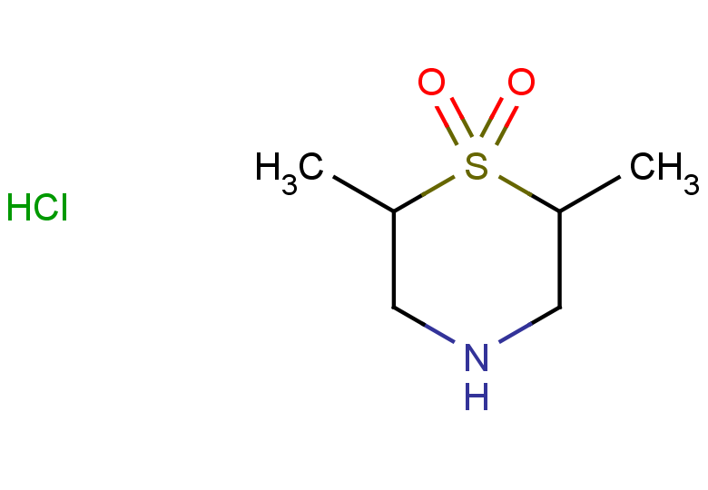 2,6-dimethyl-1lambda6-thiomorpholine-1,1-dione hydrochloride