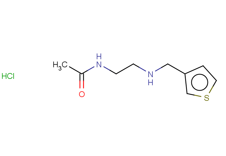 N-{2-[(thiophen-3-ylmethyl)amino]ethyl}acetamide hydrochloride